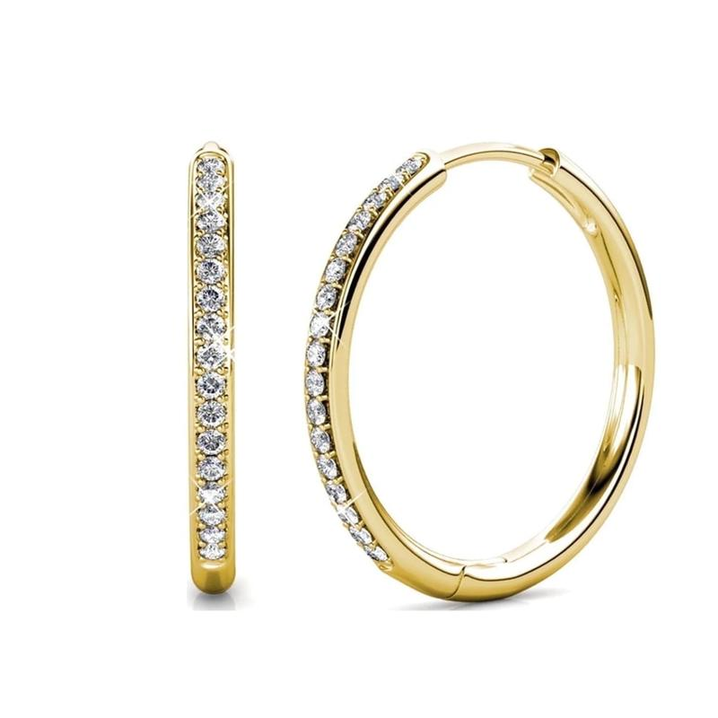 Boucles d’oreilles Sorel Pave | Or blanc