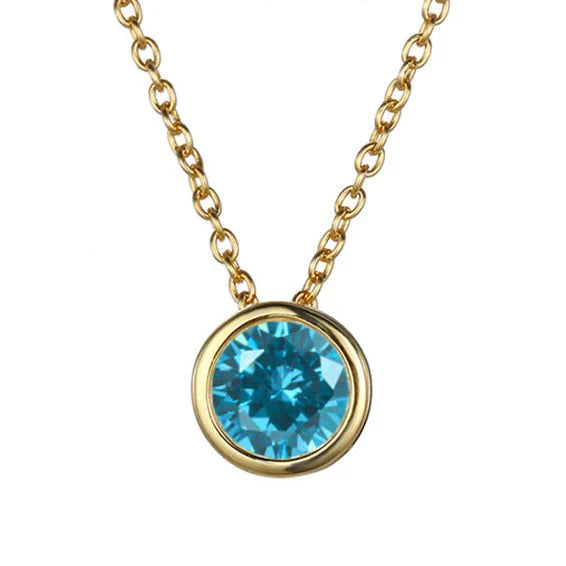 Collier pierre de naissance Lunaria Gemmara | Or