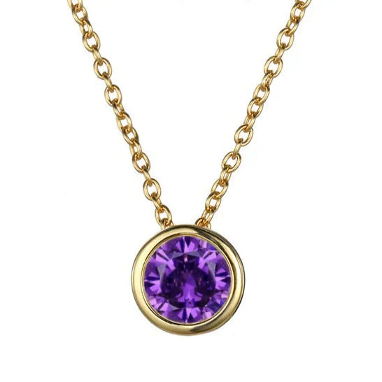 Collier pierre de naissance Lunaria Gemmara | Or