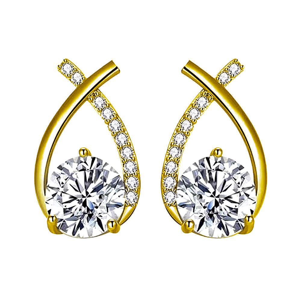 Boucles d’oreilles Arielle | Or blanc