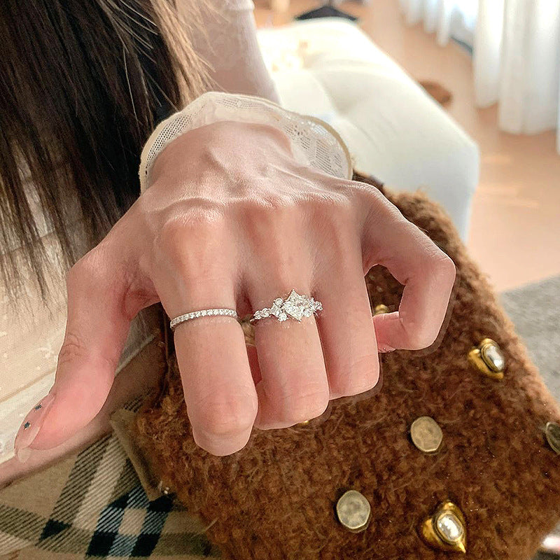 Bague Vera Collette | Or blanc