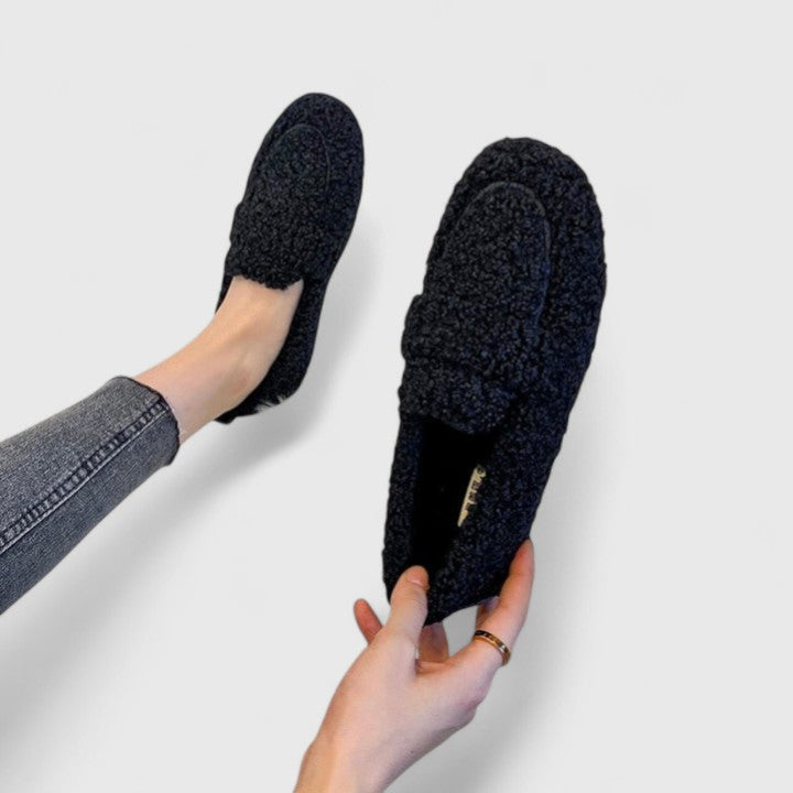 Solene™ | Chaussons élégants et chauds avec semelle antidérapante