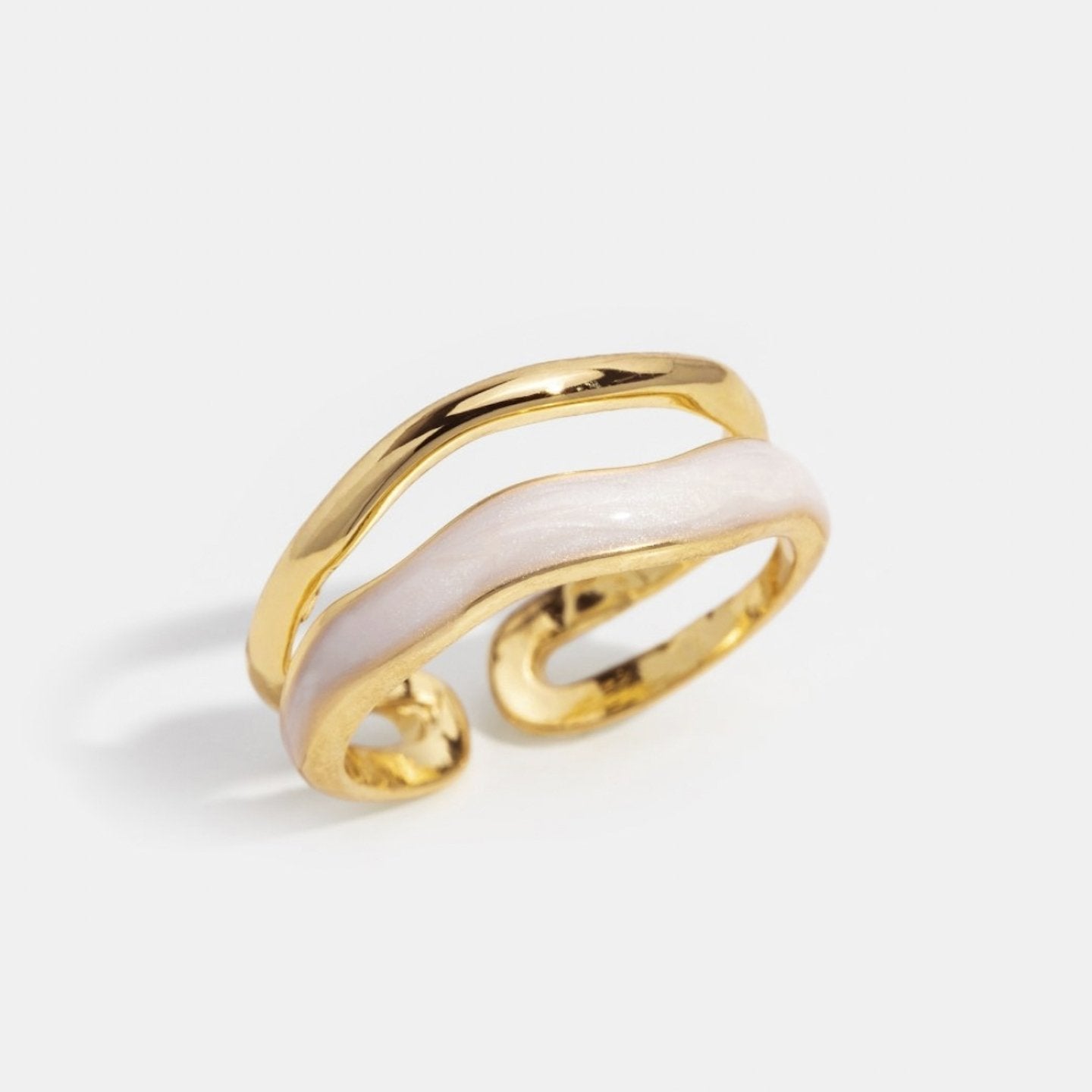 Bague Superposée Sahara Dorée