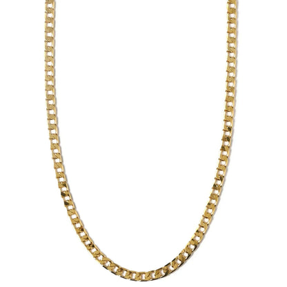 Collier chaîne plate | Or