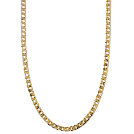 Collier chaîne plate | Or
