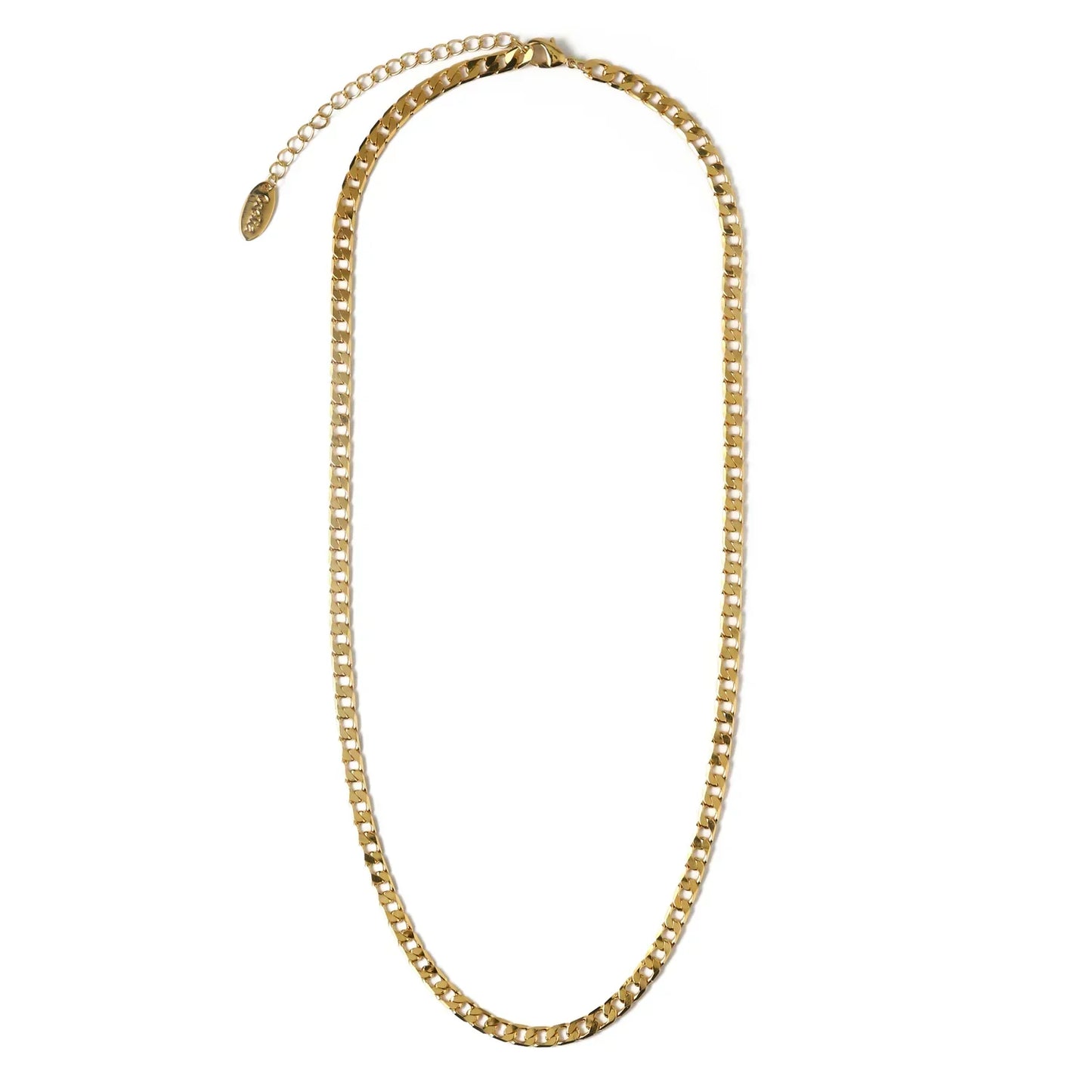 Collier chaîne plate | Or