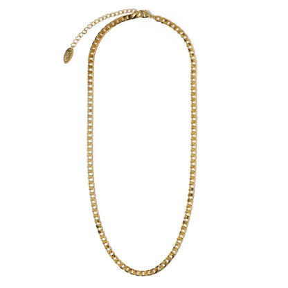 Collier chaîne plate | Or