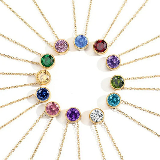 Collier pierre de naissance Lunaria Gemmara | Or