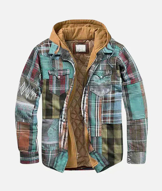 Savrani™ | Veste Élégante Patchwork à Carreaux