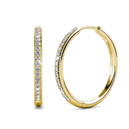 Boucles d’oreilles Sorel Pave | Or blanc