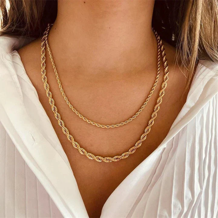 Collier Caelia Seraphina | Or rose