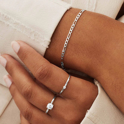 Bracelet Neris Alaine | Or blanc