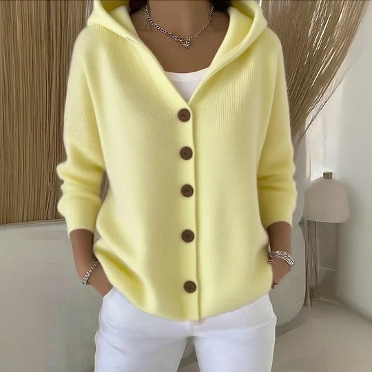 Nyle™ | Cardigan Élégant à Manches Longues avec Boutons