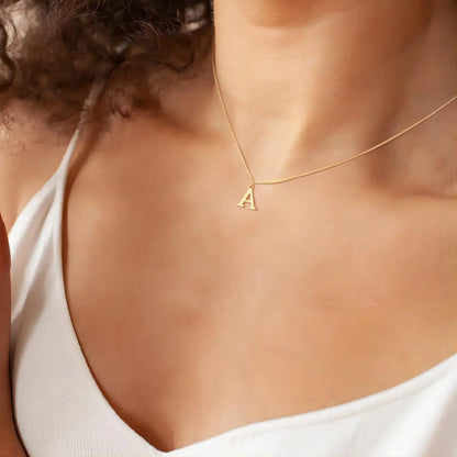 Collier avec Initiales de Lettre d'Amour