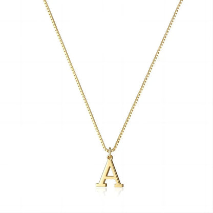 Collier avec Initiales de Lettre d'Amour