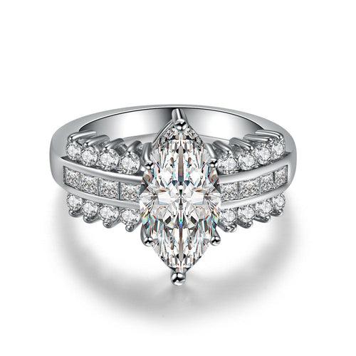 Bague Odette Mercer | Or blanc
