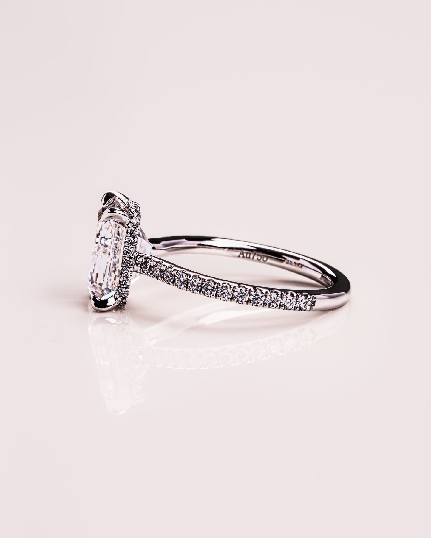 Boucles d’oreilles Jasmine (avec Pavé) | Argent