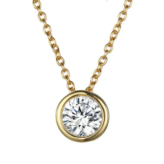 Collier pierre de naissance Lunaria Gemmara | Or
