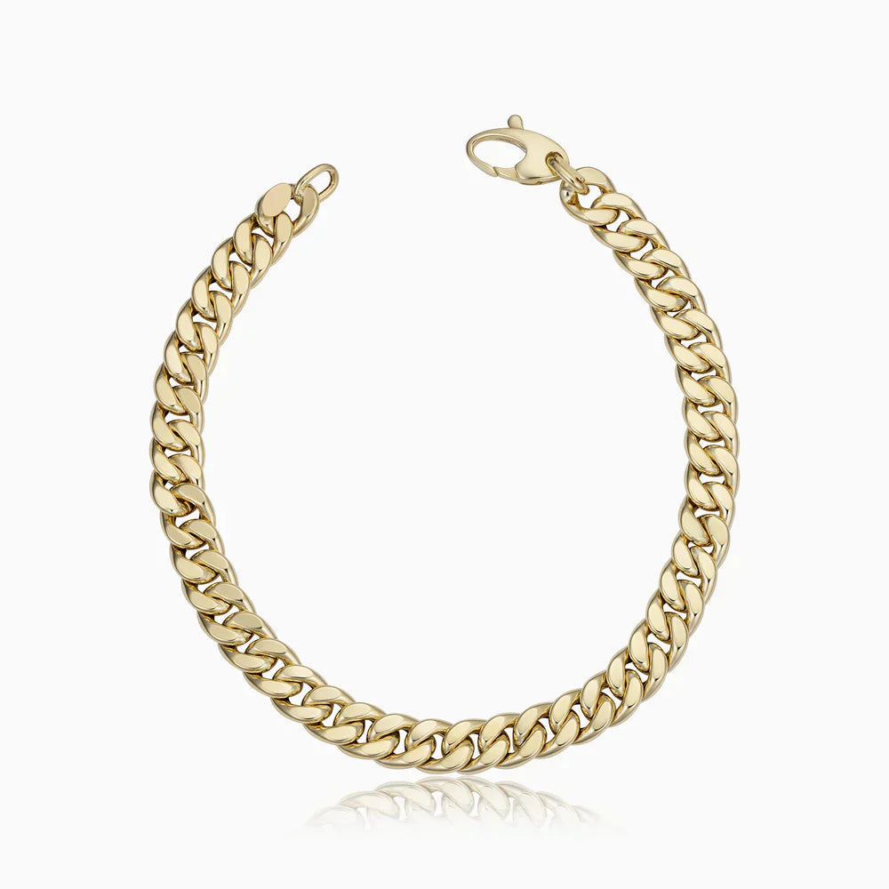 Bracelet cubain Estate | Or