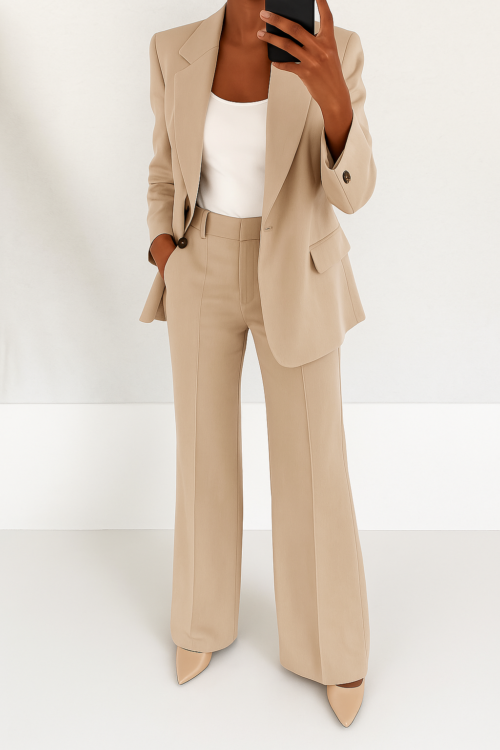 Camile™ | Costume Élégant Indémodable en Deux Pièces
