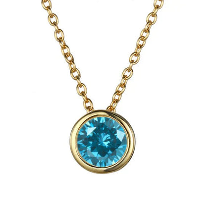 Collier pierre de naissance Lunaria Gemmara | Or