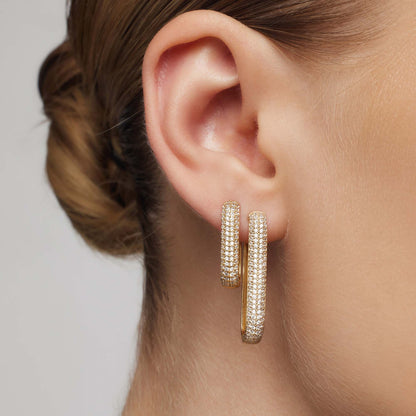 Boucles d'oreilles Pavé Icon
