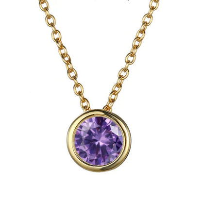 Collier pierre de naissance Lunaria Gemmara | Or