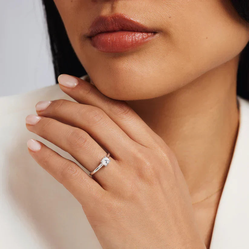 Bague Mira Castelle | Or blanc