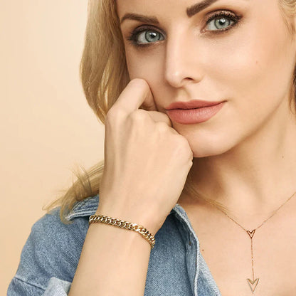 Bracelet cubain Estate | Or
