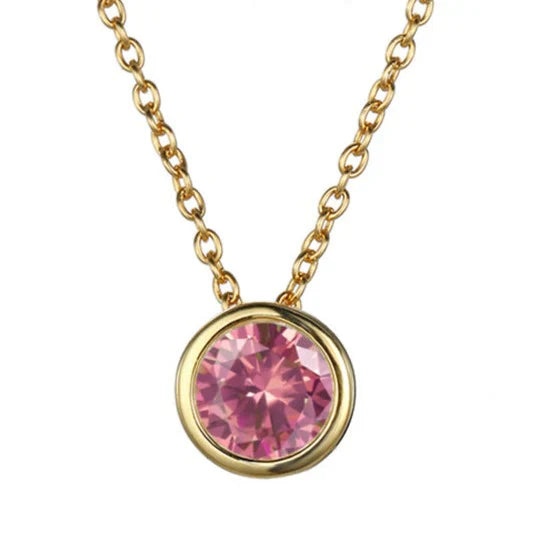 Collier pierre de naissance Lunaria Gemmara | Or