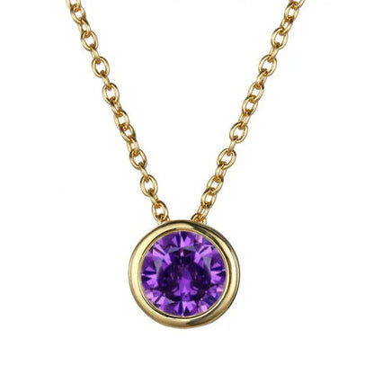 Collier pierre de naissance Lunaria Gemmara | Or