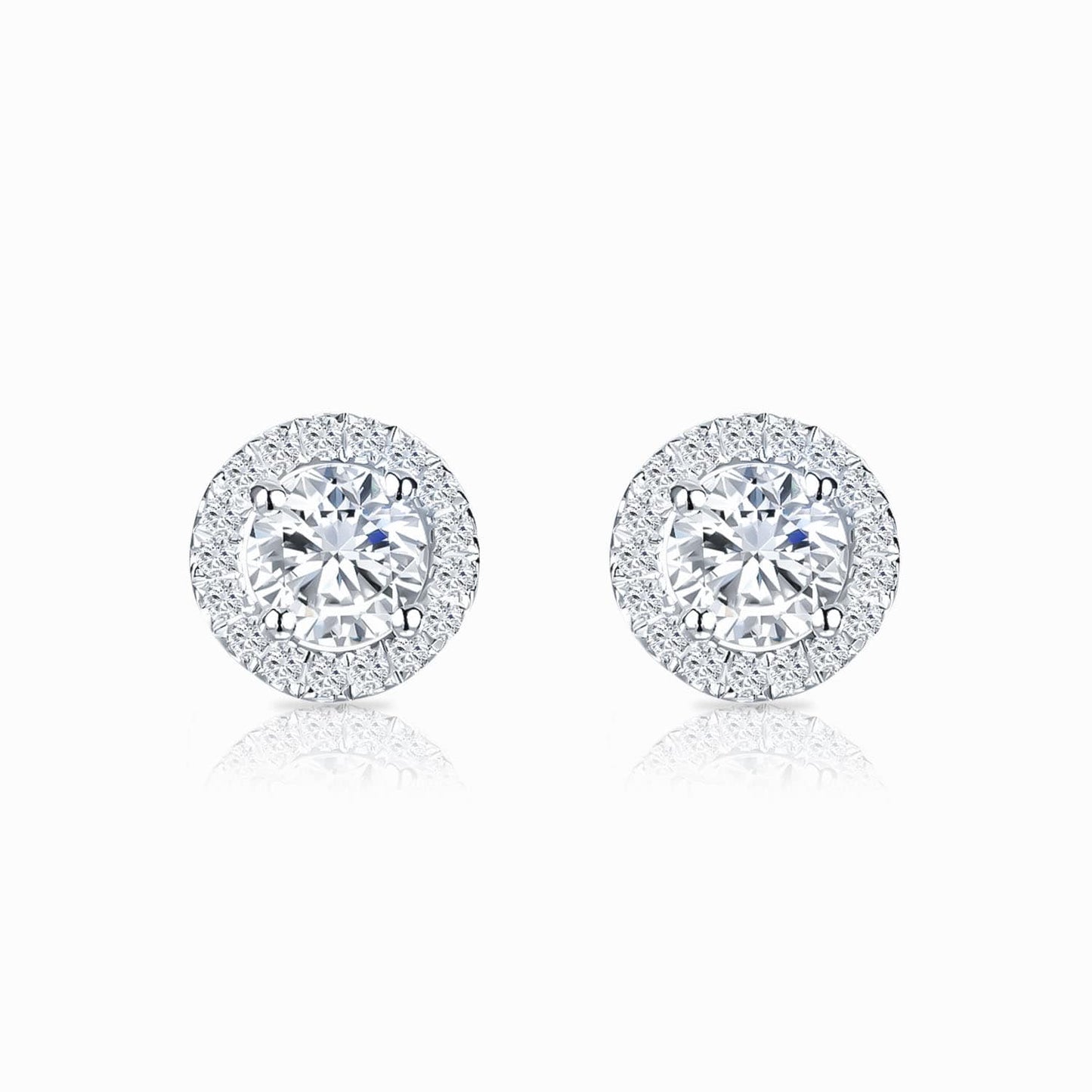 Boucles d’oreilles Belle dame | Or blanc