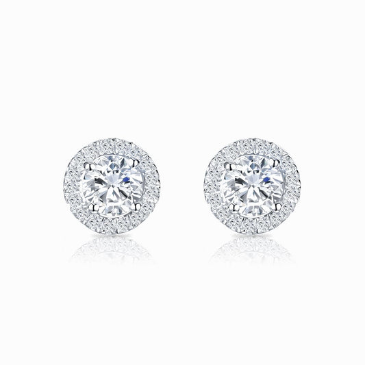 Boucles d’oreilles Belle dame | Or blanc