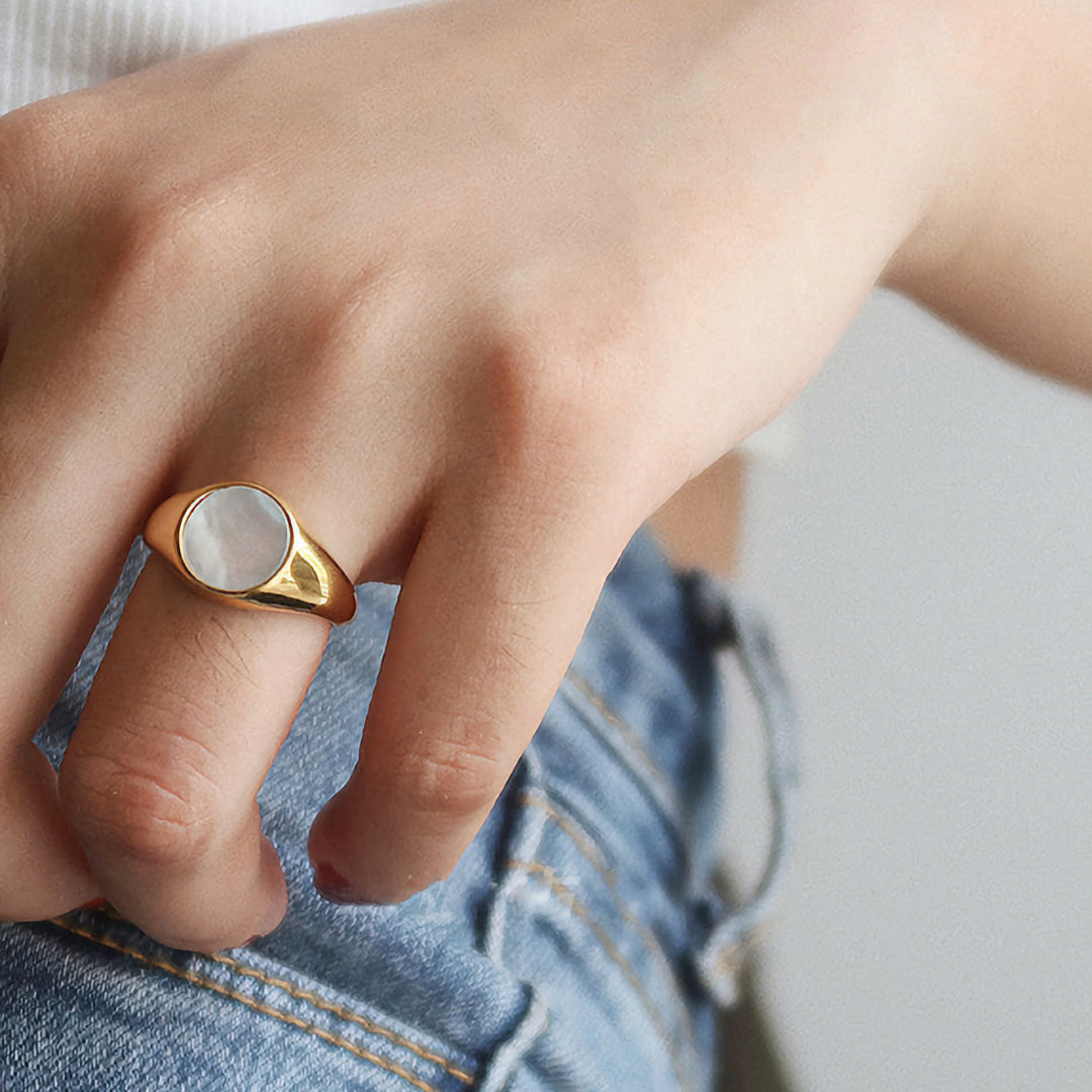 Bague en Nacre