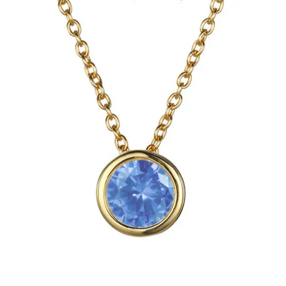 Collier pierre de naissance Lunaria Gemmara | Or