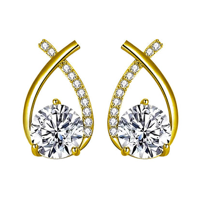 Boucles d’oreilles Arielle | Or blanc