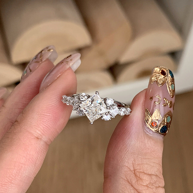 Bague Vera Collette | Or blanc