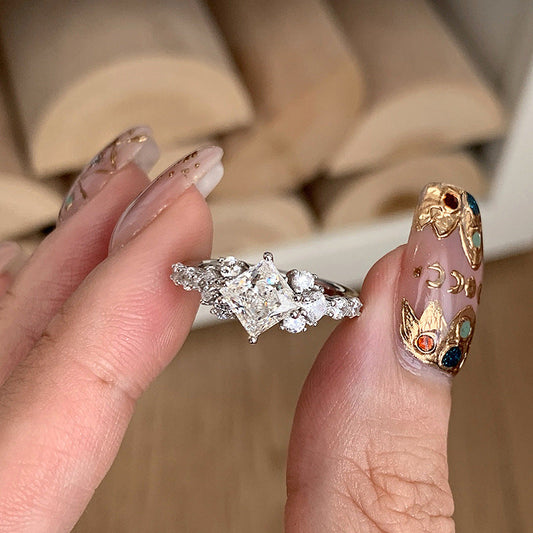 Bague Vera Collette | Or blanc