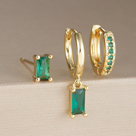 Bague Cubic Zirconia Emerald Green | Émeraude
