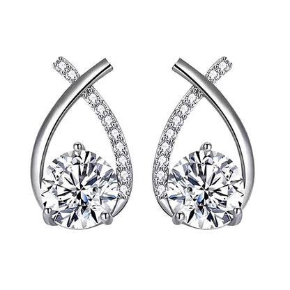 Boucles d’oreilles Arielle | Or blanc