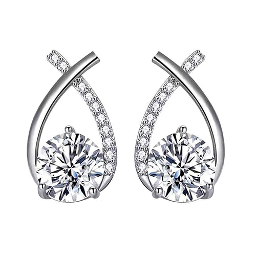 Boucles d’oreilles Arielle | Or blanc