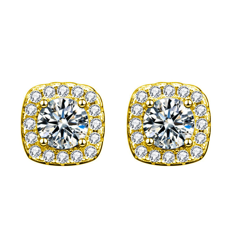 Boucles d’oreilles Glennis | Or blanc