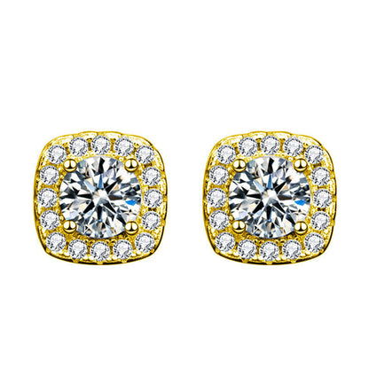 Boucles d’oreilles Glennis | Or blanc