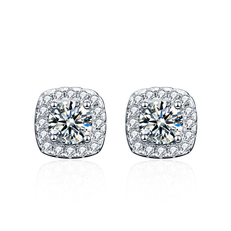 Boucles d’oreilles Glennis | Or blanc