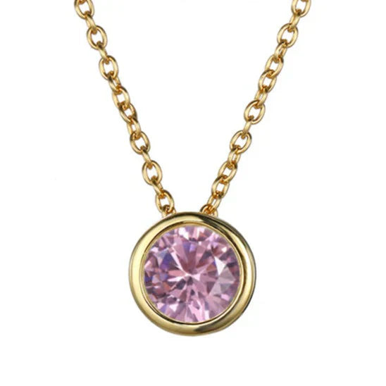 Collier pierre de naissance Lunaria Gemmara | Or