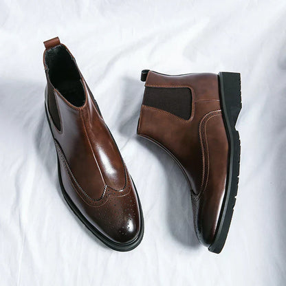 Dwight | Bottes Chelsea en simili cuir