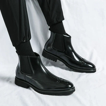 Dwight | Bottes Chelsea en simili cuir