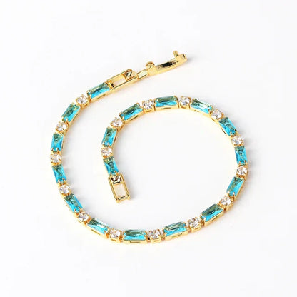 Bracelet pierre turquoise naturelle | Or