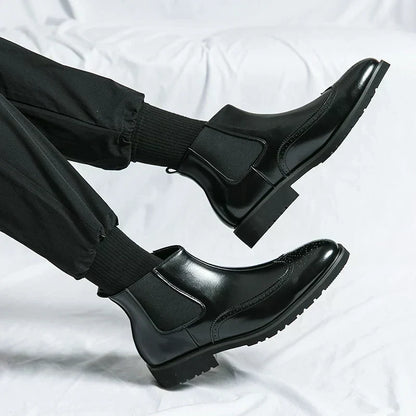 Dwight | Bottes Chelsea en simili cuir