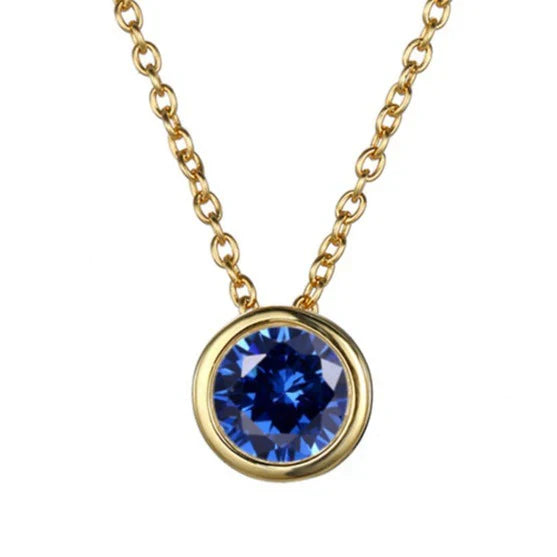 Collier pierre de naissance Lunaria Gemmara | Or